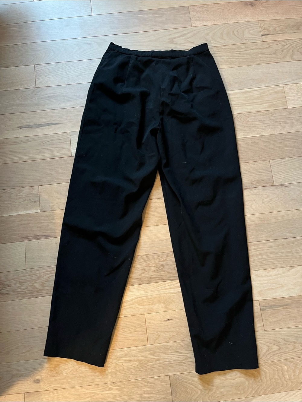 Piazza Sempione Italian Wool Black Tailored Trousers IT 42 US 6 - Picture 9 of 9